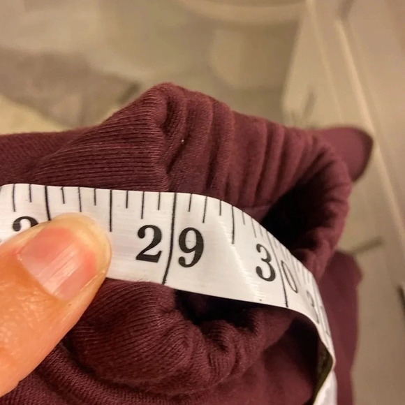 Athleta Bounce Back Jogger Sweat Pant Burgundy Size Large - Picture 10 of 10